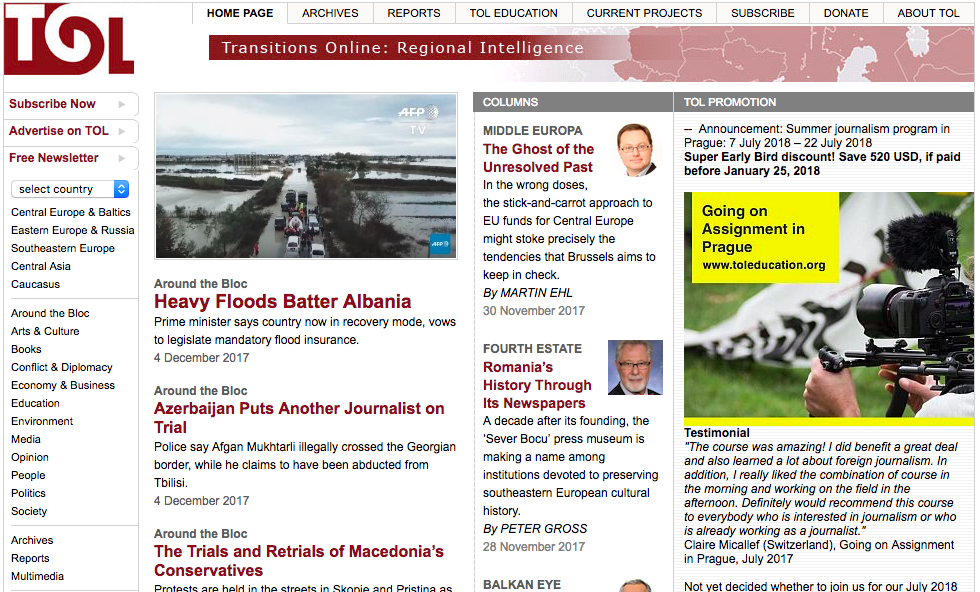 Transitions Online_Fourth Estate-Romania’s History Through Its Newspapers