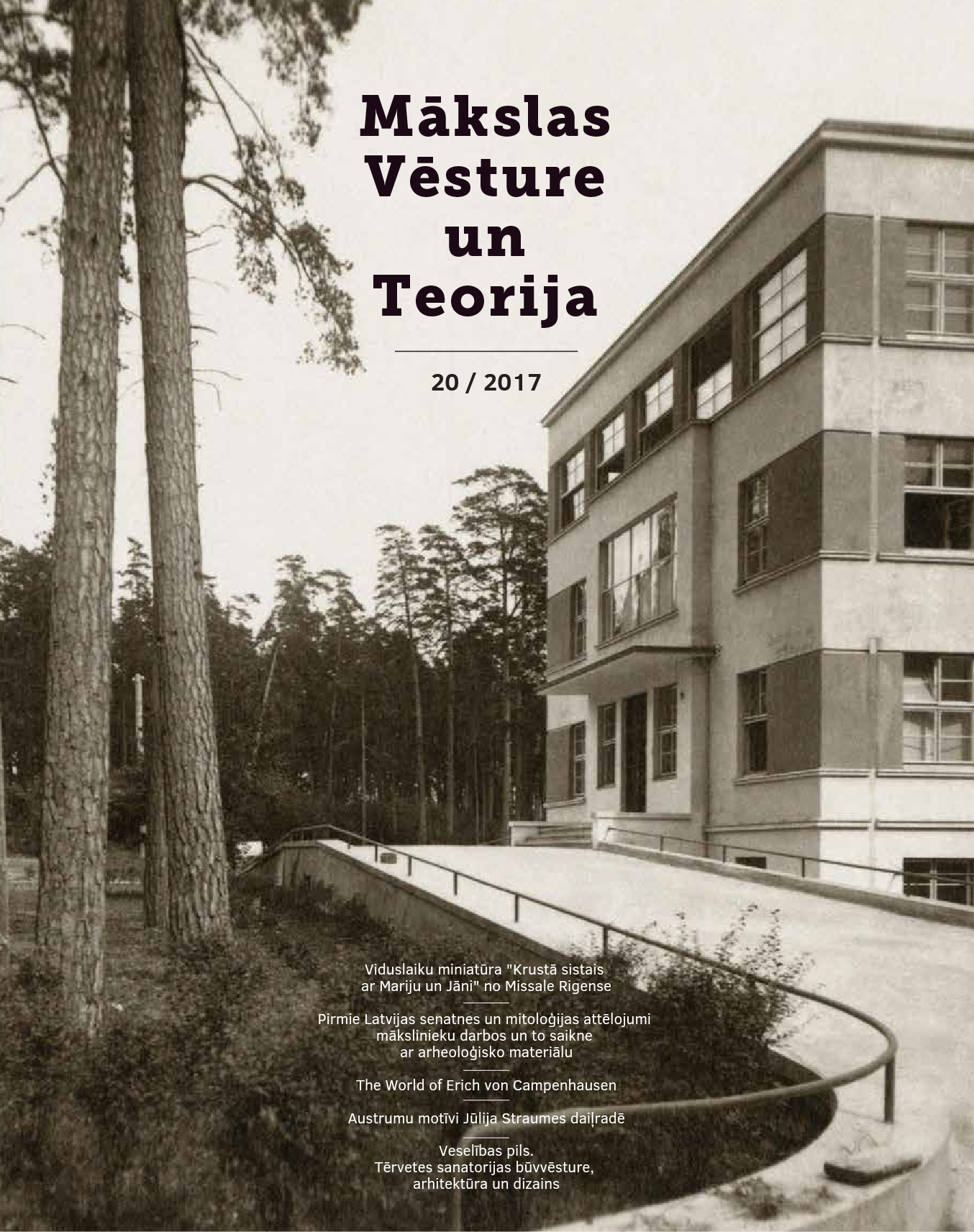 The Palace of Health. Construction History, Architecture and Design of Tērvete Sanatorium Cover Image