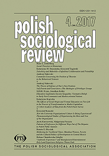 How the University Organizational Culture Is Being Experienced? Phenomenological Studies of Experiencing
the Here and Now of the Organization