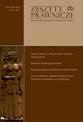 Opinia prawna w sprawie rozpatrzenia przez komisję dwóch wniosków o przeprowadzenie kontroli w trybie art. 161 ust. 1 regulaminu Sejmu