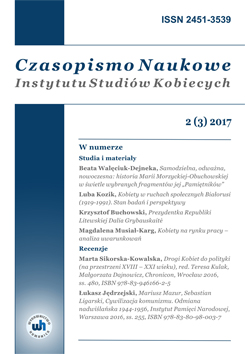 Women's ways to politics (during the eighteenth-twenty-first century), red. Teresa Kulak, Małgorzata Dajnowicz, Chronicon, Wrocław 2016, ss. 480, ISBN 978-83-946166-2-5 Cover Image