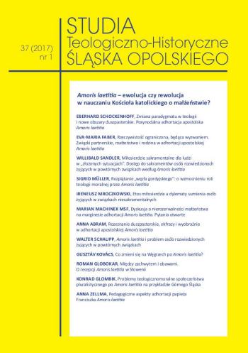 Stephan Goertz, Caroline Witting (red.), Amoris laetitia - turning point for moral theology? (Catholicism in upheaval 4), wyd. Herder, Freiburg in Br. 2016, ss. 336, ISBN 978-3-451-37820-1. Cover Image