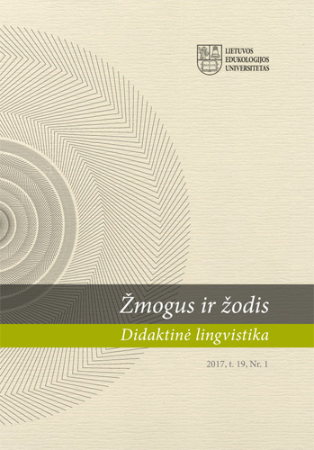 New Loanwords in Lithuanian Tourism Discourse Cover Image