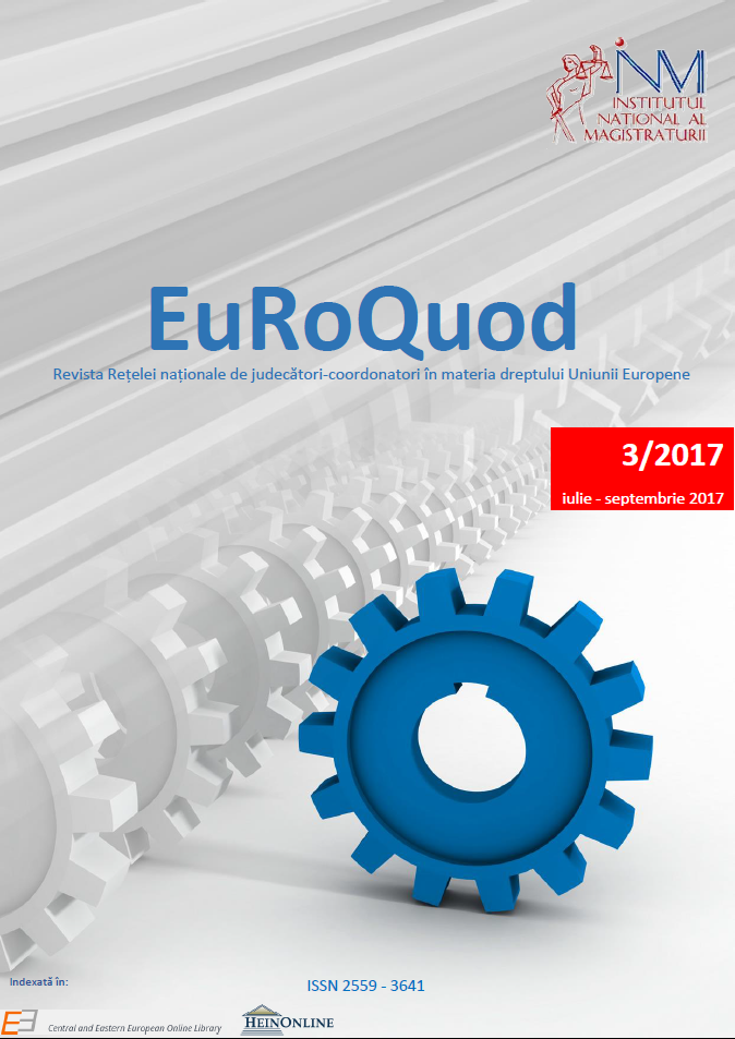 Internal taxation - Article 110 TFEU - Pollution tax provided for by GEO 50/2008. Repayment of charges levied by a Member State in breach of European Union law - Compatibility of the refund procedure by compensation provided for in art. 12 of GEO 9/2 Cover Image