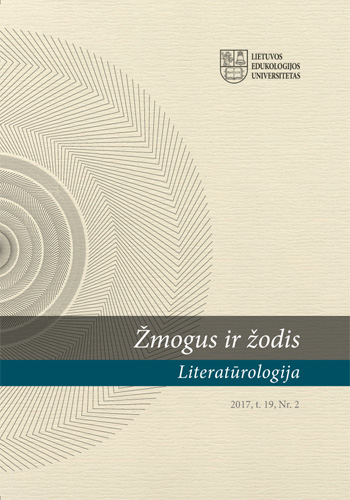 The City Cradled by Reality and Imagination. Reading “Vilniaus Varpai” by Kazys Bradūnas Cover Image