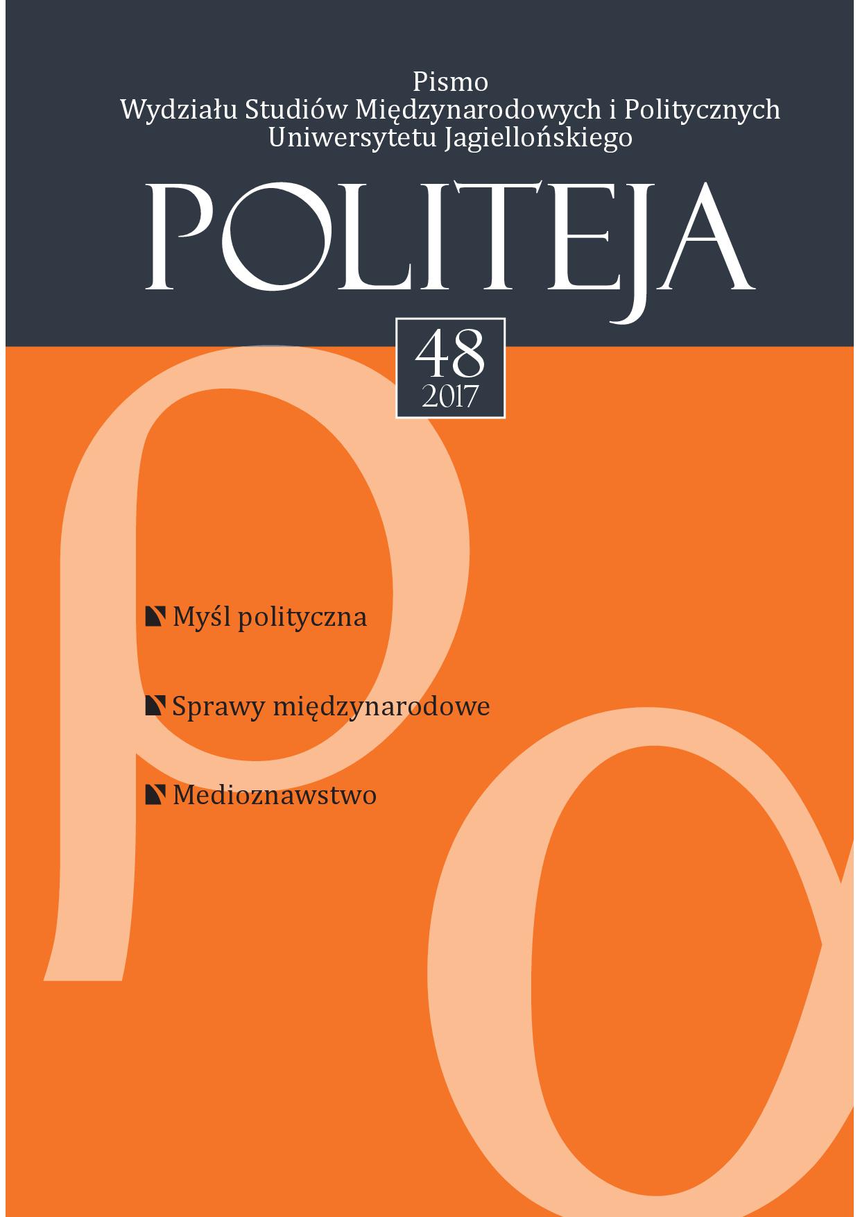 Internet Electoral Advertising and Advertising in the “Old” Media in Polish Parliamentary Campaigns from 2001 to 2015 Cover Image