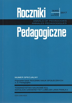 The Example of Realization of Edmund Bojanowski’s Pedagogical Concept in Educational Care Centres Cover Image