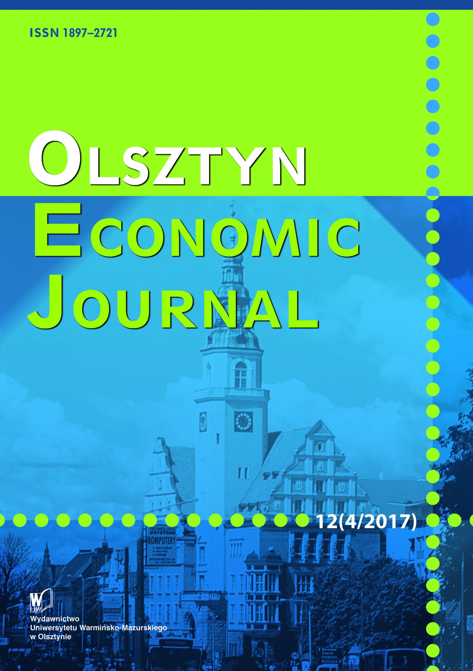 REGIONAL ECONOMY COMPETITIVENESS AS A DETERMINANT OF THE HUMAN CAPITAL LEVEL OF EXEMPLIFIED BY THE WARMIŃSKO-MAZURSKIE VOIVODESHIP Cover Image