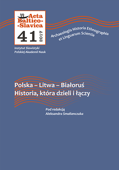 A missing chain? On the sociolinguistics of the Grand Duchy of Lithuania Cover Image