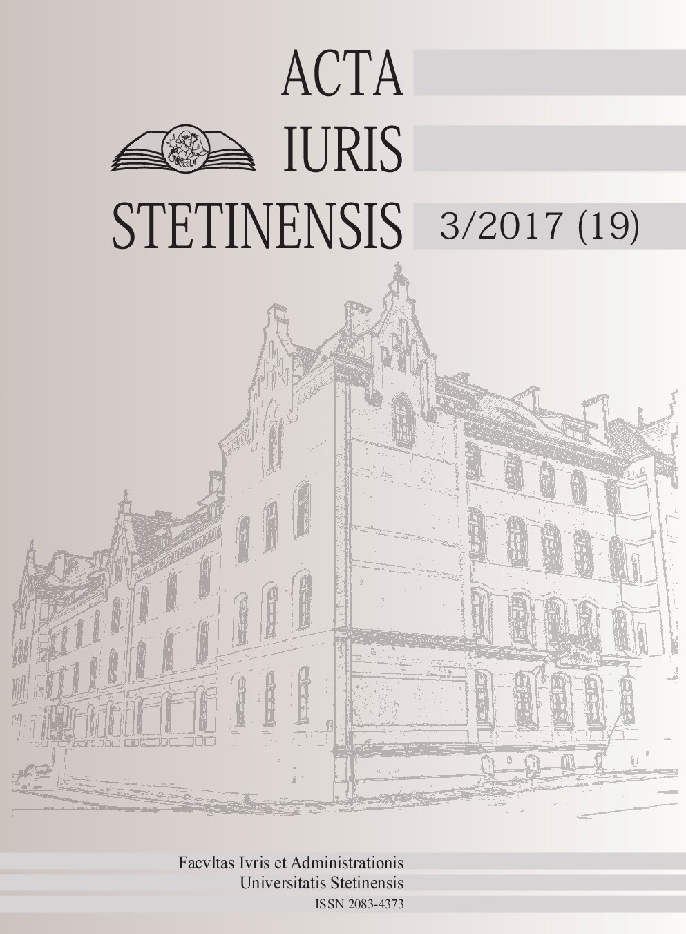 Possibility of Contractual Shaping Legal-family Relations Based on the Example of Biological Parents’ Contact With Their Adopted Child. Remarks on the Legal-comparative Background Cover Image