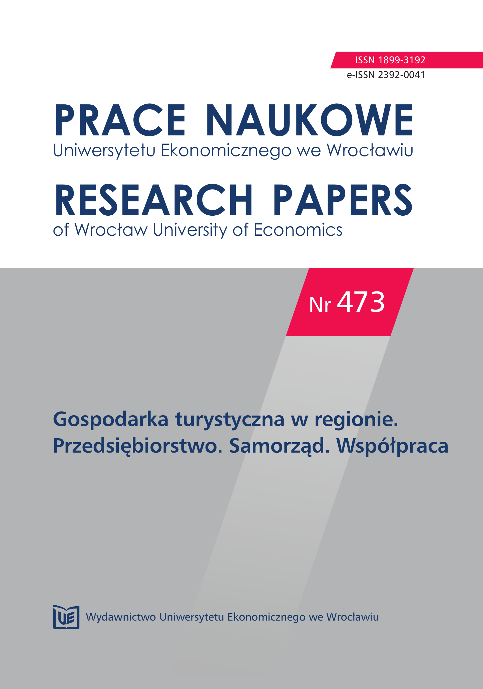 The level of knowledge and popularity of selected rural tourism products in Poland among their residents Cover Image