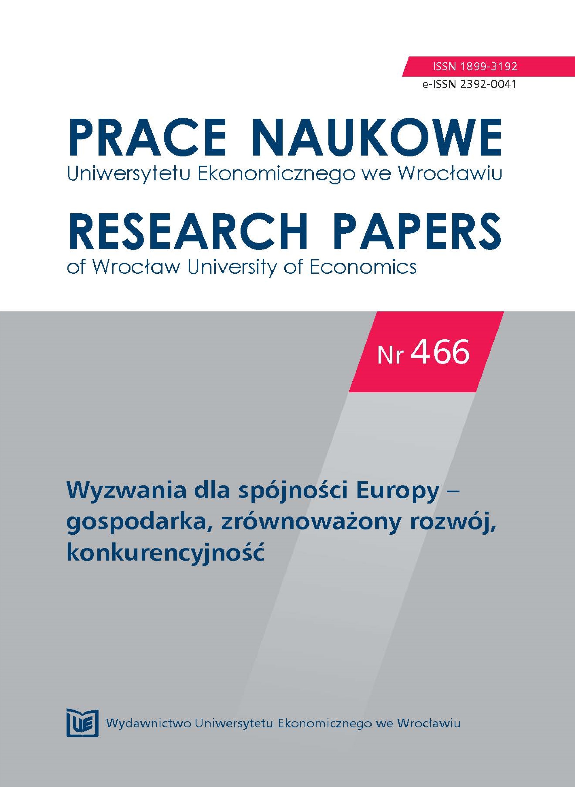 Renewable energy sources as a barrier
to the EU’s common energy policy – on the example of Poland and
Germany Cover Image