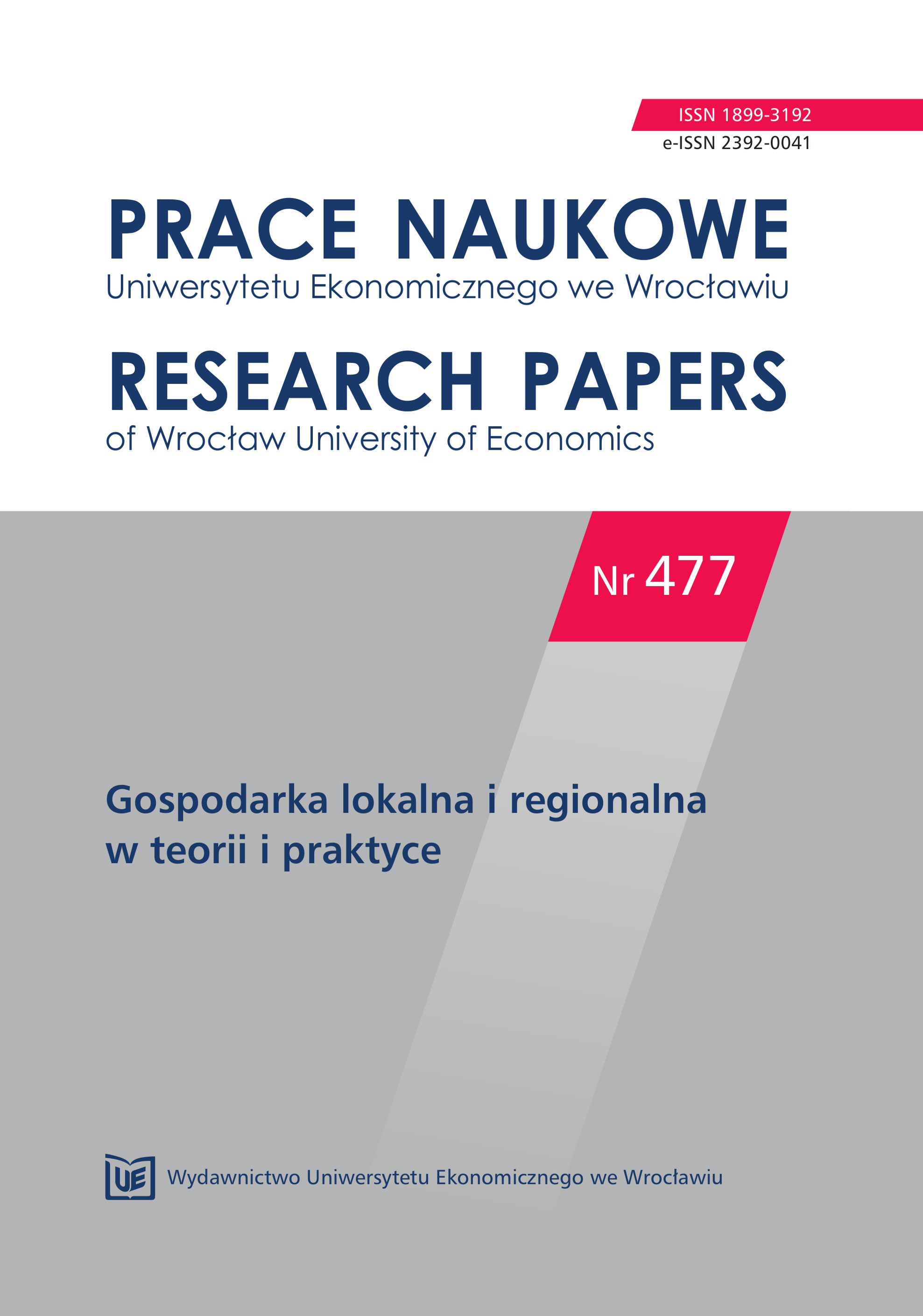 Selected capitals of voivodeships and their neighboring areas in the adaptation process of structures of entities of national economy in new economy sectors Cover Image