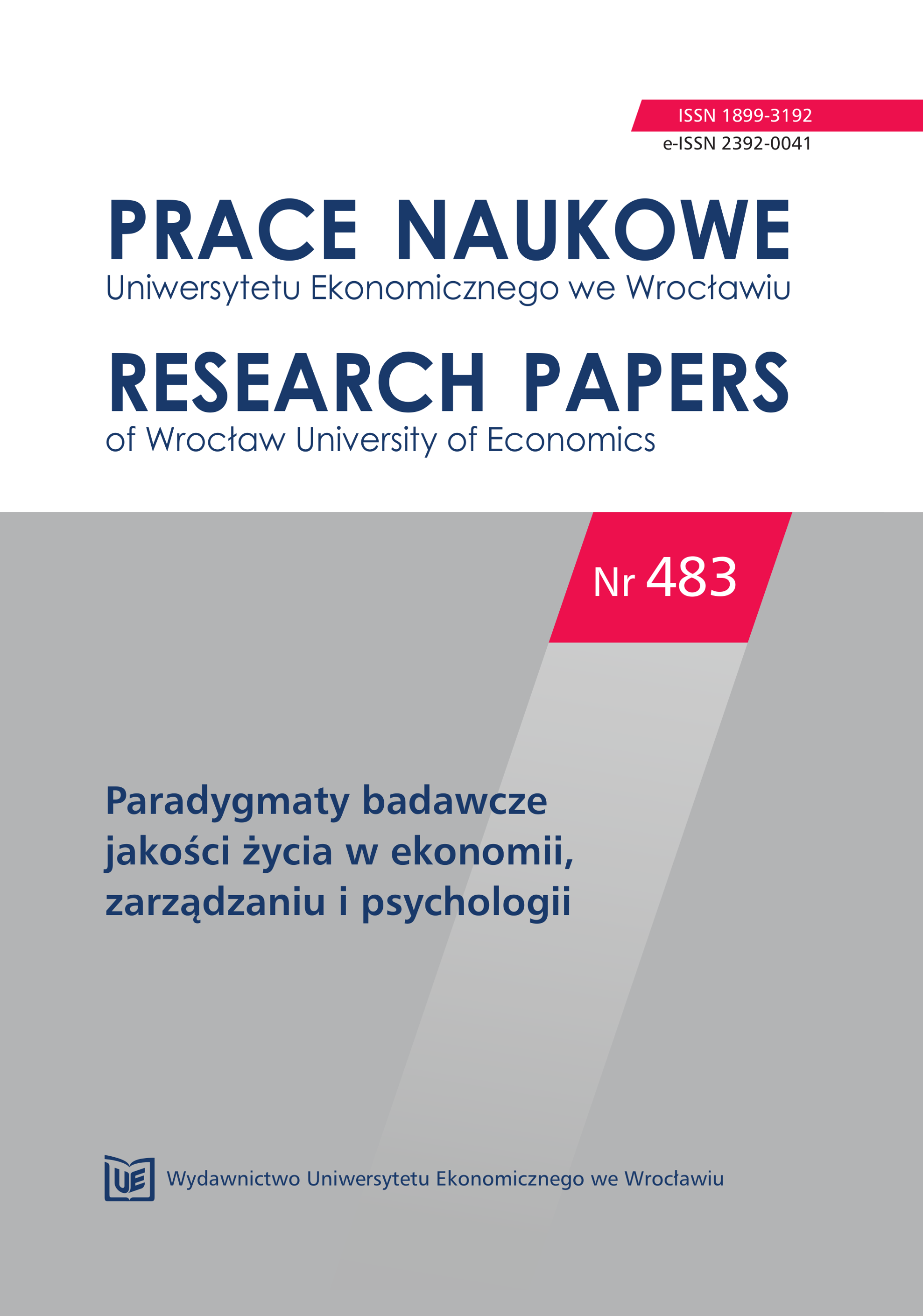 Comparative analysis of the conditions of living in lower silesian districts over the period of 2010-2015 Cover Image