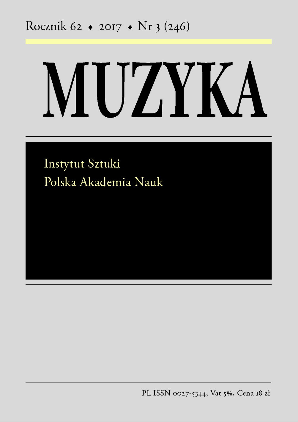 Costanzo Festa’s (?) motet' O Altitudo Divitiarum' re-examined: New suggestions regarding its source context, attribution and function Cover Image