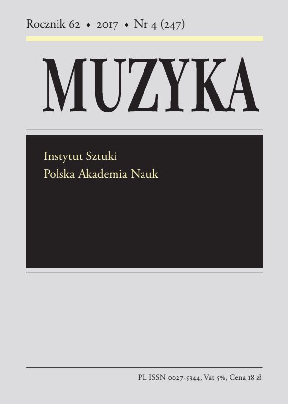 The Kleczyńskis – a gloss to their biography referring to entries in the PWM Encyclopaedia of Music Cover Image