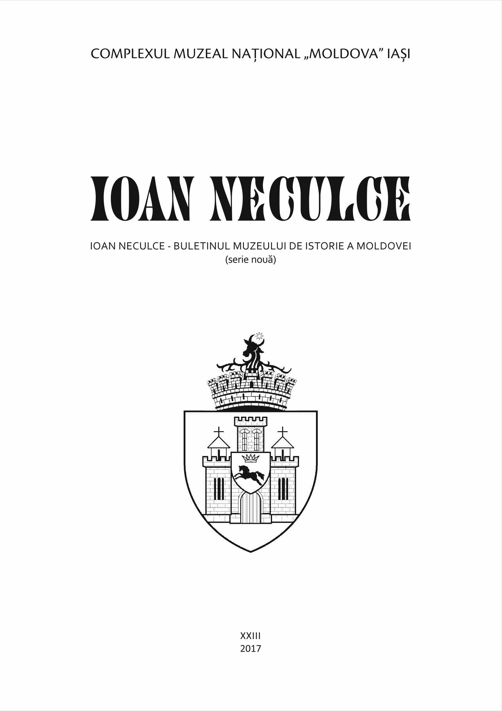 Conditions and Projects Related to the Systematization of the City of Iasi between 1821-1859