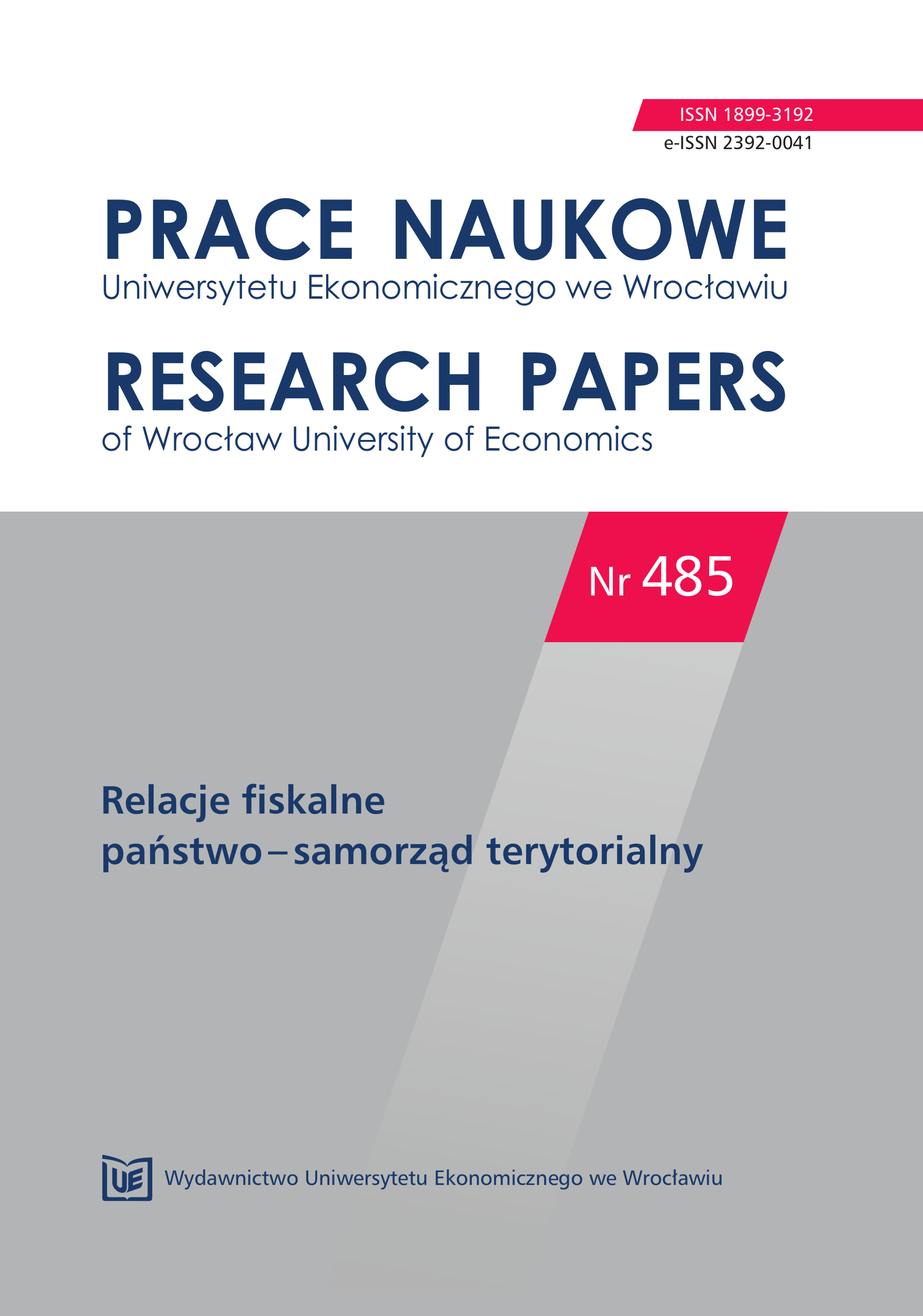 Significance of shares in proceeds in income taxes being an income of state budget for territorial self-government units in Poland in 2010–2015 Cover Image