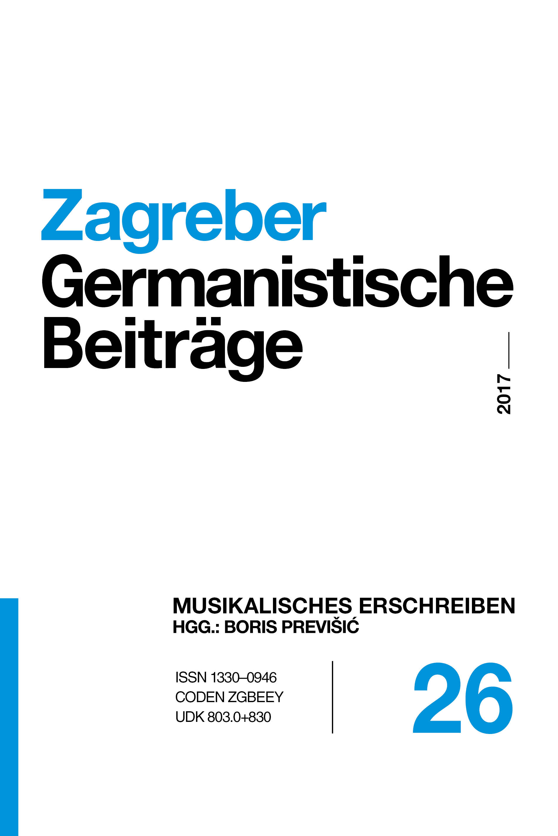 Musikalisches Erschreiben. Reflexionen zur klanglichen Weltkonstitution am Beispiel von Blagoje Bersas "Sunčana polja"