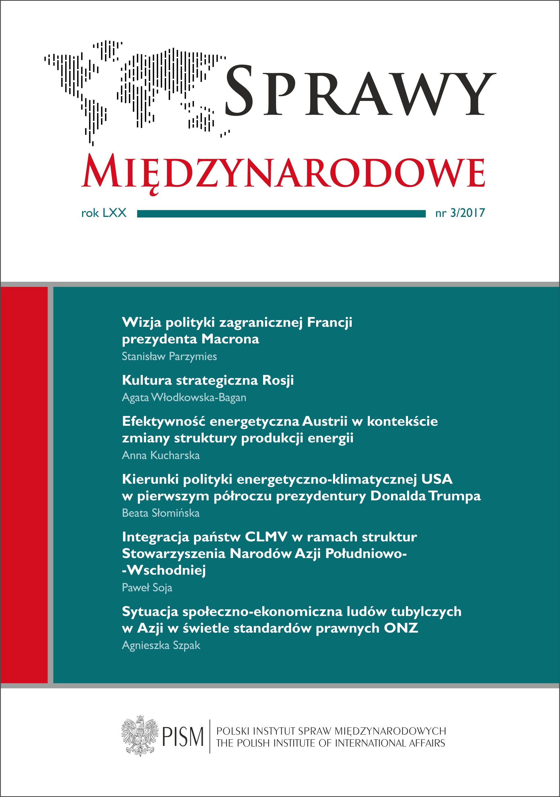 Integracja państw CLMV w ramach struktur Stowarzyszenia Narodów Azji Południowo-Wschodniej