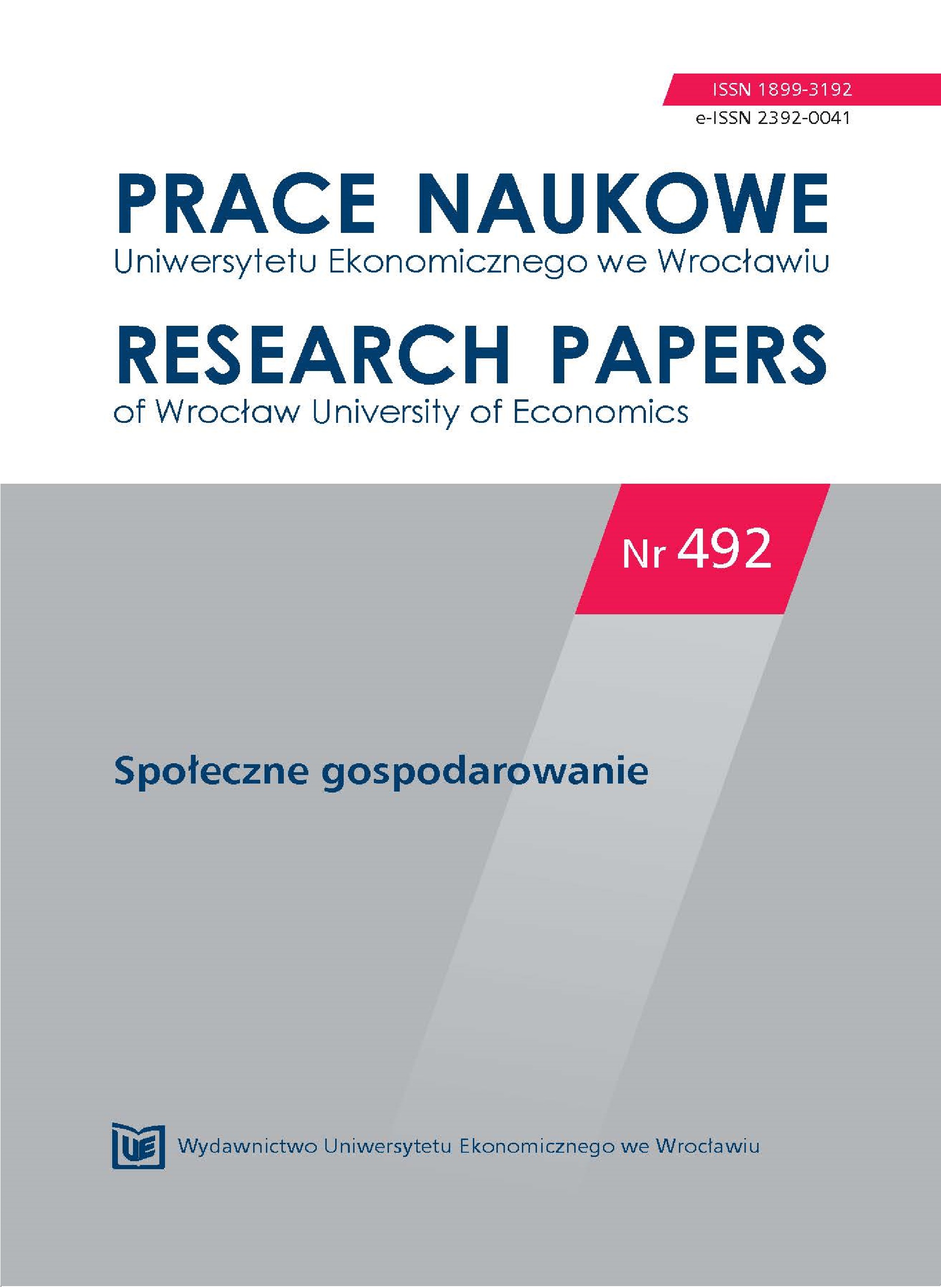 Cross-sectoral
cooperation of social economy entities in the Western Pomeranian
Voivodeship Cover Image