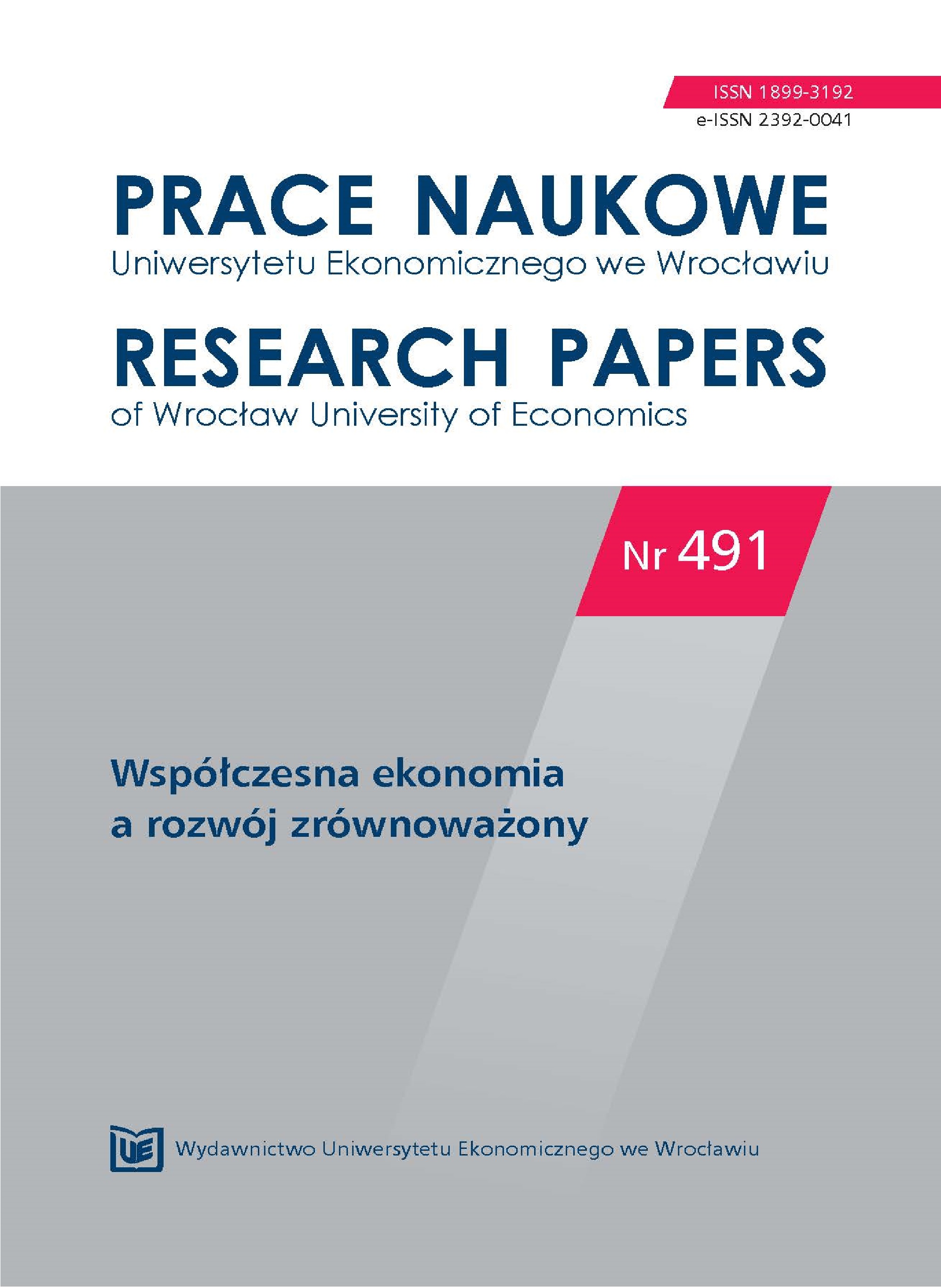 Subsidies
for public goods in individual agriculture in Poland after the integration
with the EU Cover Image