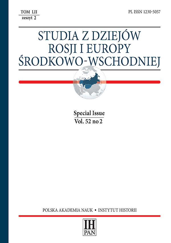 The Nationality Issue on the Peripheries of Central and Eastern Europe. The Case of Polesie in the Interwar Period Cover Image