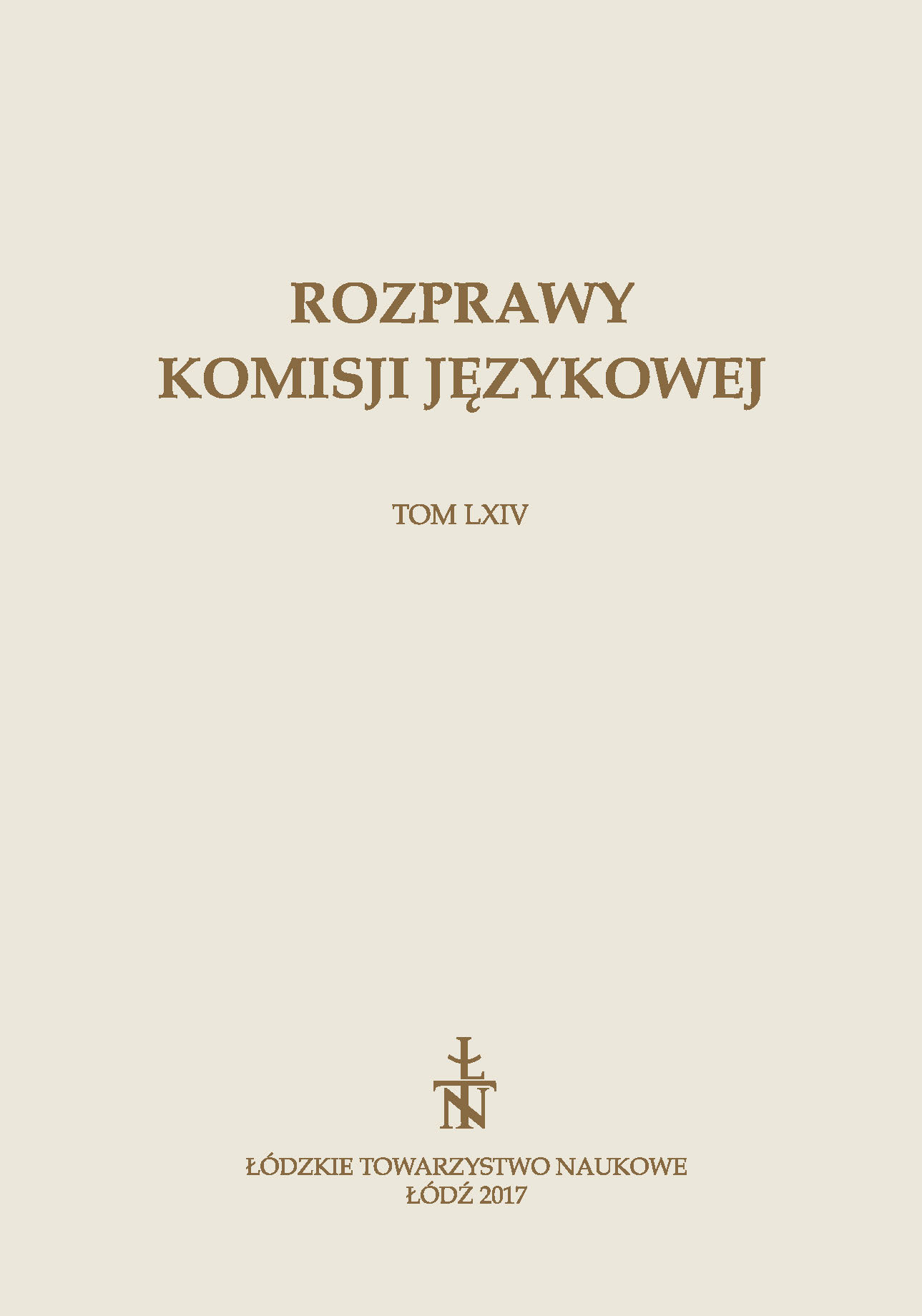 Prototype of Polish comic proverb as understood by the youth of the early twenty-first century Cover Image