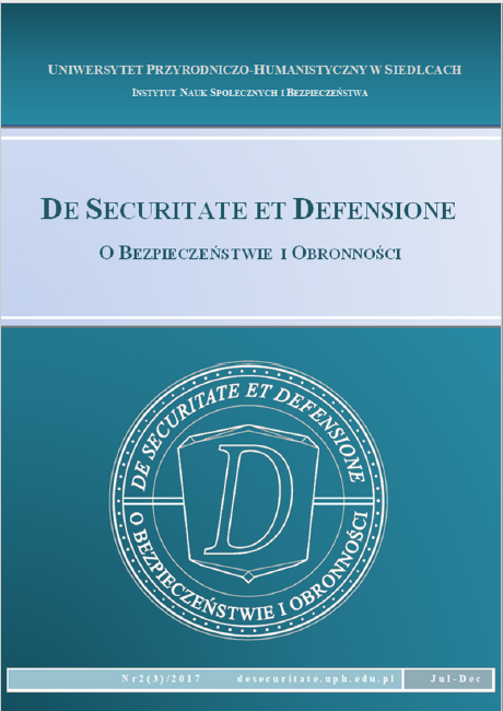 MARIJUANA TRAFFICKING AS A SOURCE OF PATHOLOGY AND A THREAT TO SOCIAL AND ECONOMIC SECURITY IN POLAND Cover Image