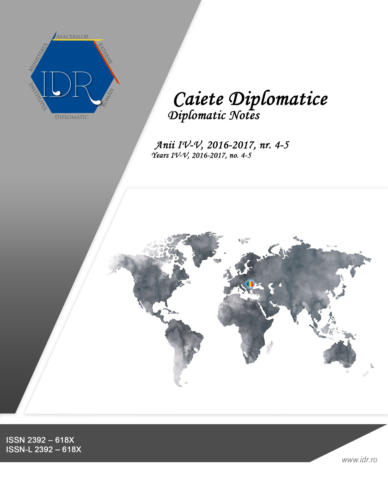 A Restructuring Plan for the Romanian Diplomacy (1929) Cover Image