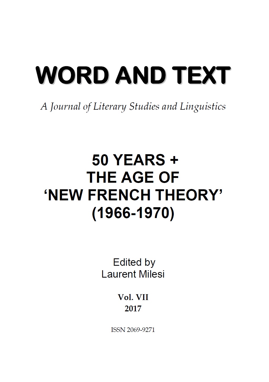 ‘[D]ifferent even from our “own” differences’: Racial Signification and the Legacy of Lacanian Sexuation Cover Image