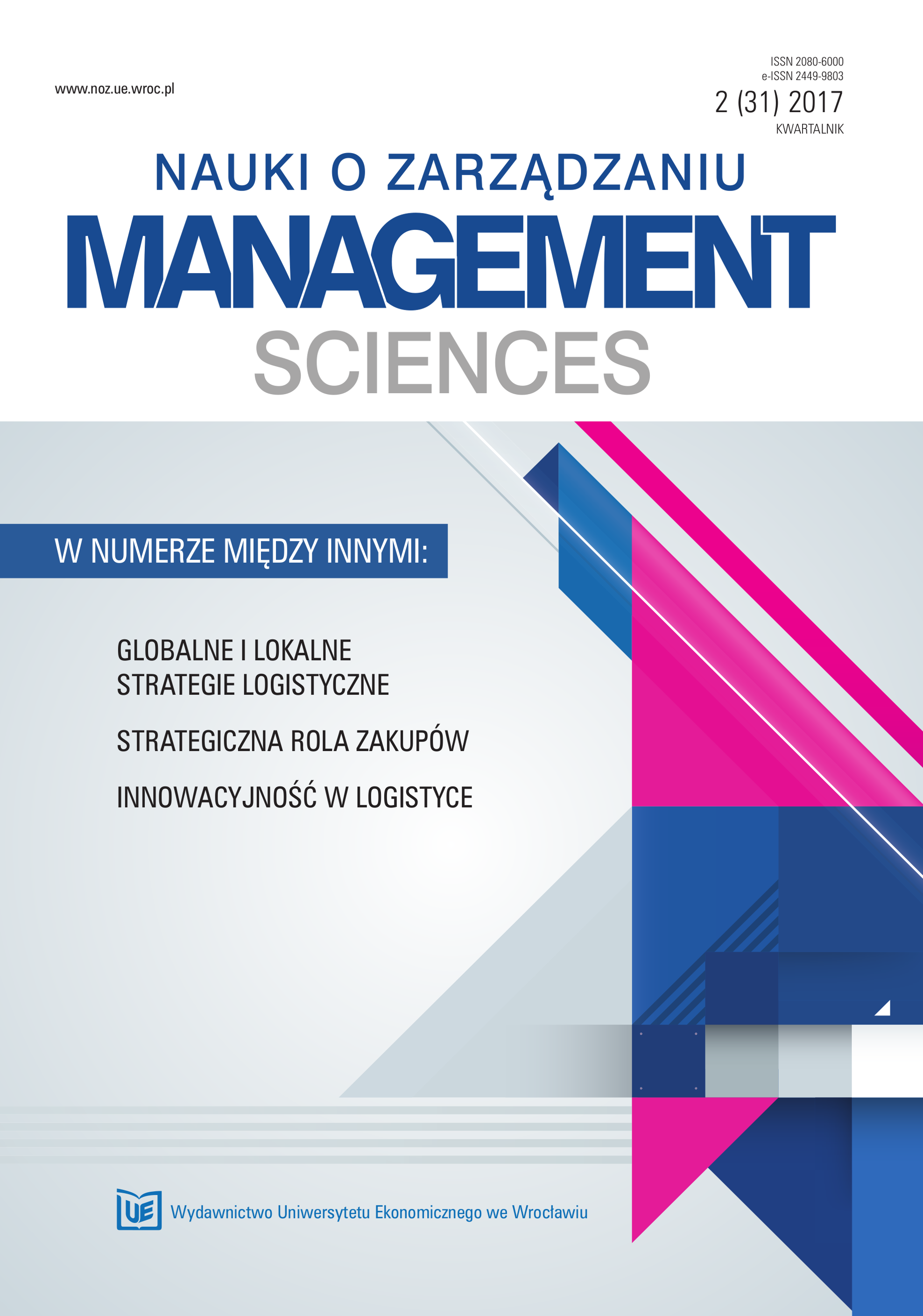 Organisation of procurement processes vs. increase of strategic procurement importance – research results Cover Image