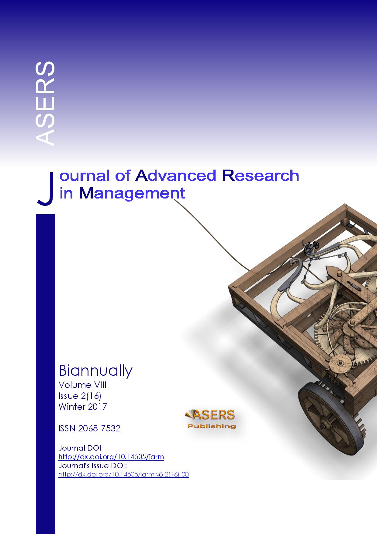 Management in the Use of Structural and Cohesion Funds and the Absorption of European Funds in Romania Cover Image