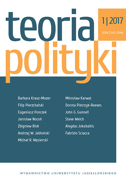 Czy filozofia polityki przeobrazi się w estetykę polityczną? Przyczynek do analizy metateoretycznej