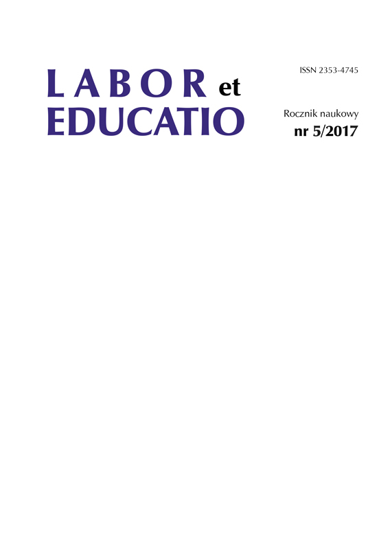 Gerontological Social Work as an Innovation of the Social Workers’ Education. Selected Recommendations for the Social Policy Cover Image