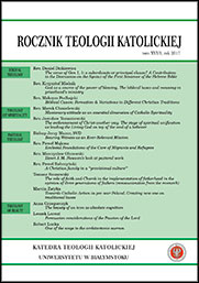 The French and Polish Versions of the Catechism of the Catholic Church: An Examination of Certain Passages of the Catechism’s teaching on the “Mysterium Ecclesiae” from a Philological and Translational Perspective