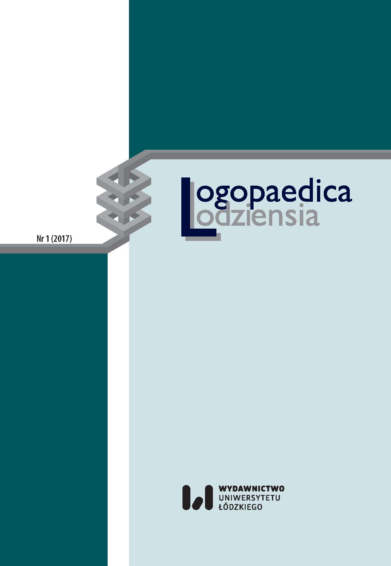 Review of book by Danuta Pluta-Wojciechowska, Dyslalia obwodowa. Diagnoza i terapia logopedyczna wybranych form zaburzeń, Publishing Ergo-Sum, Bytom 2017, pp. 457 Cover Image