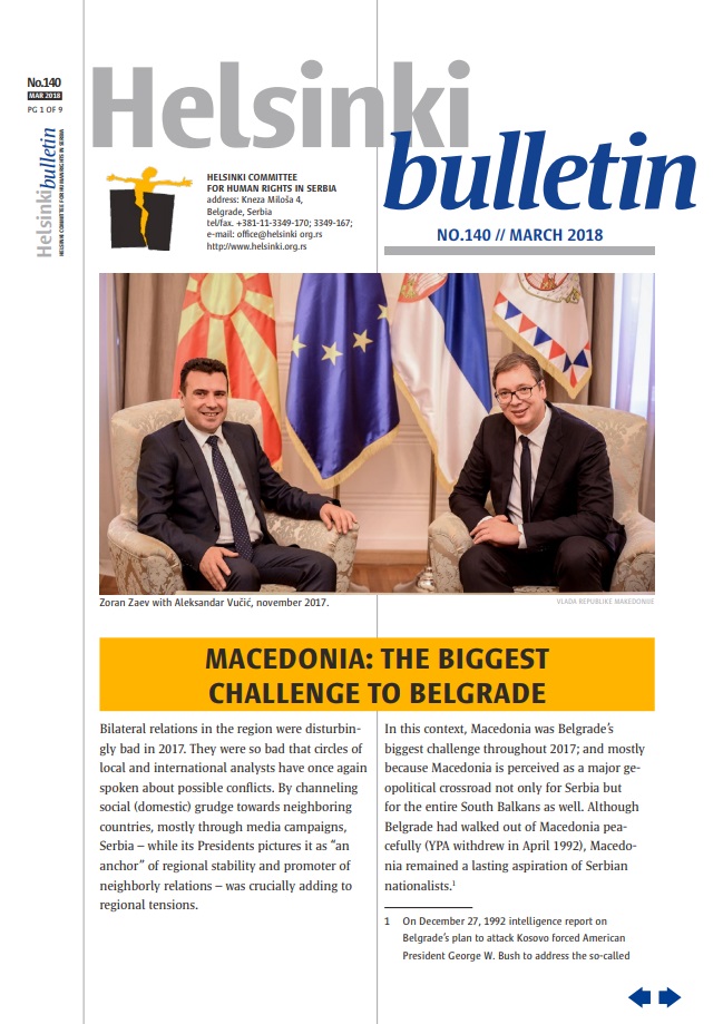 Macedonia: The Biggest Challenge to Belgrade Cover Image
