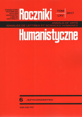 Against a movement analysis of dać + się + infinitive structure in Polish Cover Image