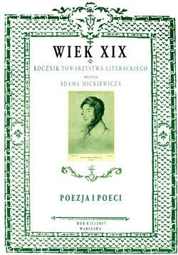 Knowledge and Poetry in “Życie” by Zenon Przesmycki (Miriam) Cover Image