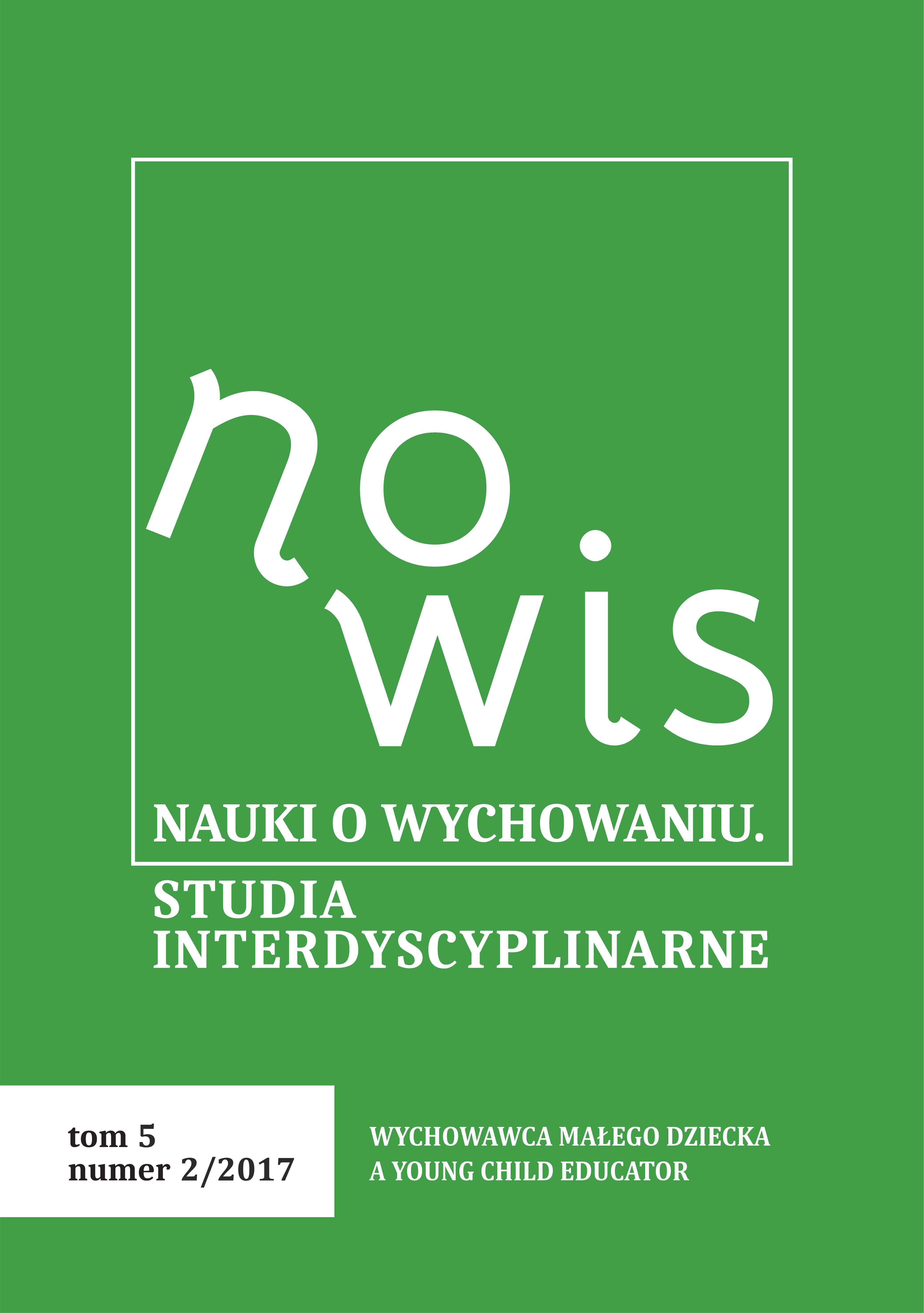 Crèche – cooperation with the social environment to support the child and the family. Example of crèches in Lodz Cover Image