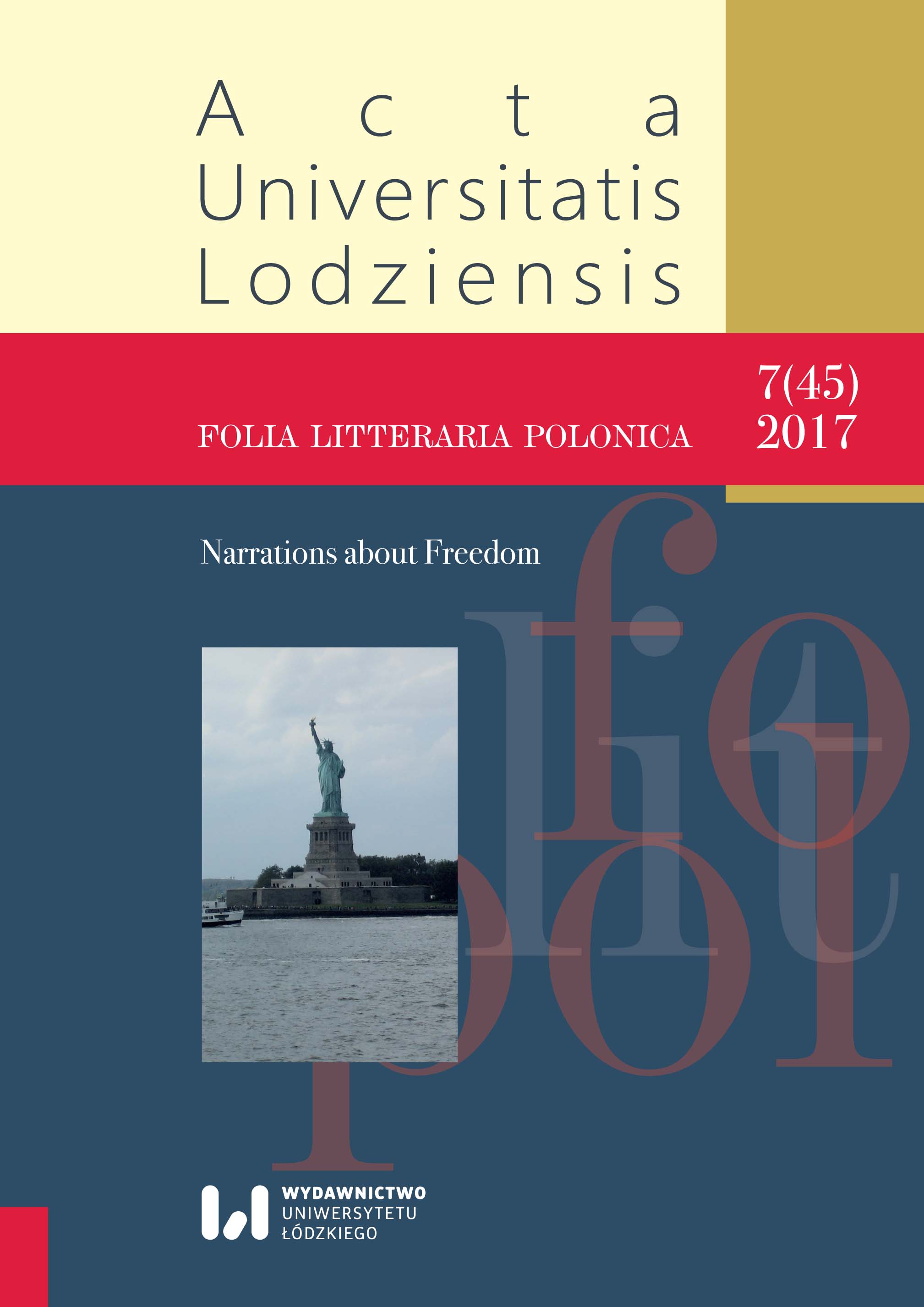 Totalitarianisms as systems of lawlessness (Miłosz’s remarks) Cover Image