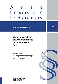 Naturalizacja prawa kanonicznego w optyce prawodawczej