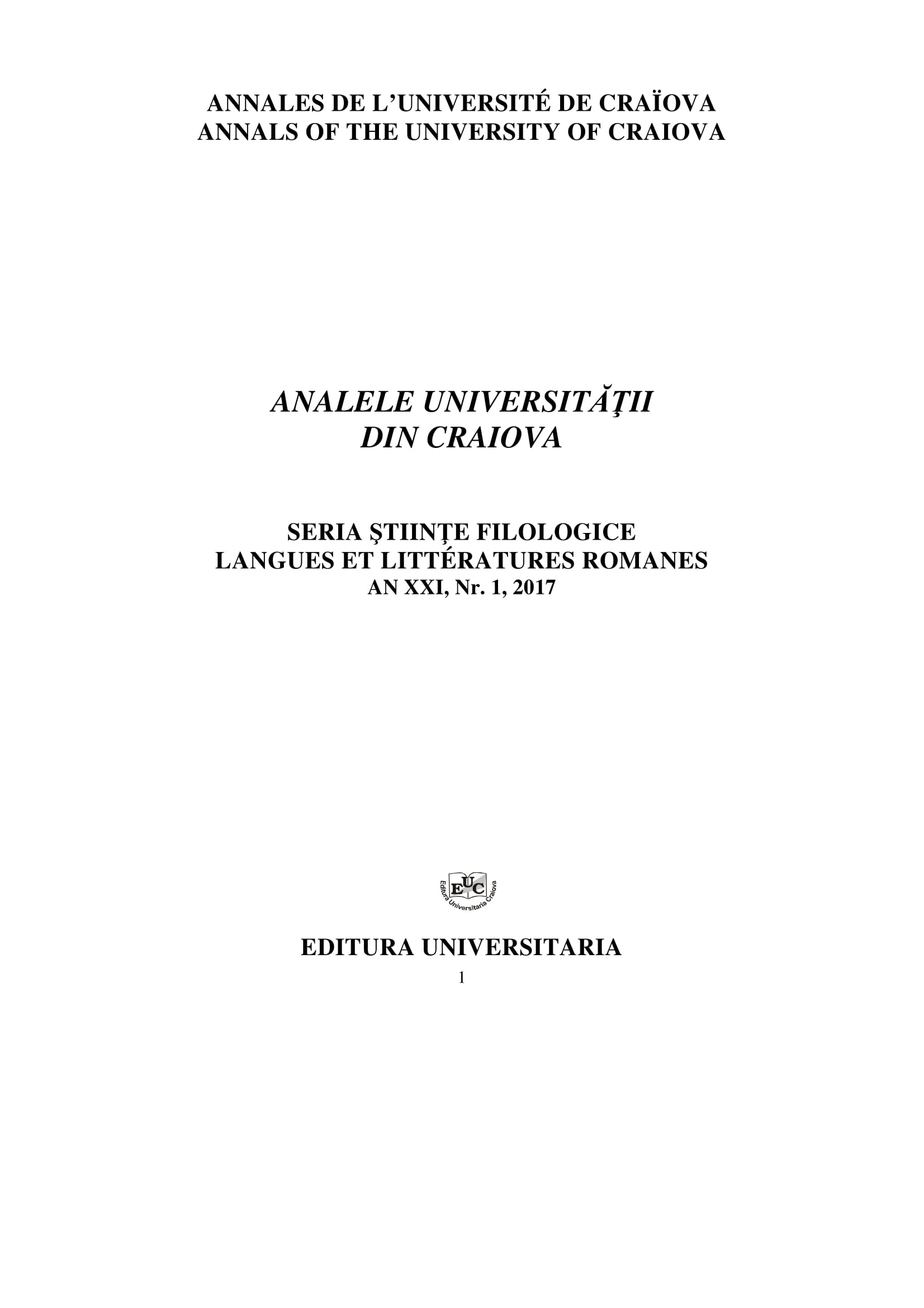 SUPRA-CATEGORY, CATEGORY, INFRA- AND TRANS-CATEGORY LIMITS OF THE REFORMULATION Cover Image