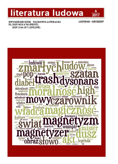 „Poetyka dysonansu”, jako jedna z kategorii definiujących wyobrażenia o zaświatach w polskiej kulturze ludowej