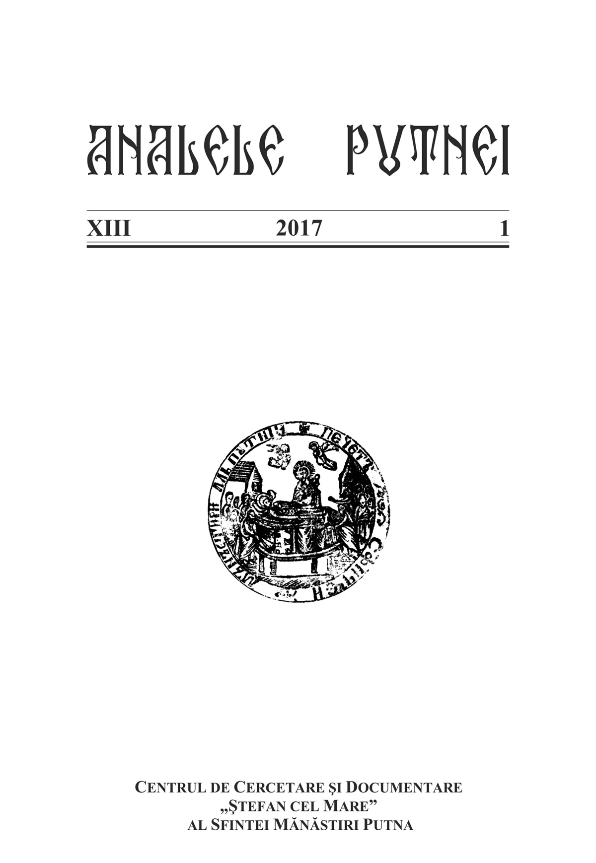 Central Bukovina (the Upper Basin of Suceava River). Geography and Historical Demography Aspects from the end of the 18th and the First Half of the 19th Centuries Cover Image