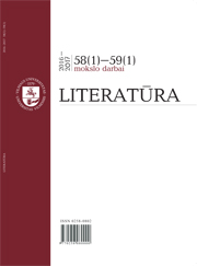Didascalical episodes in the dramatic work of Juozas Erlickas and Herkus Kunčius Cover Image