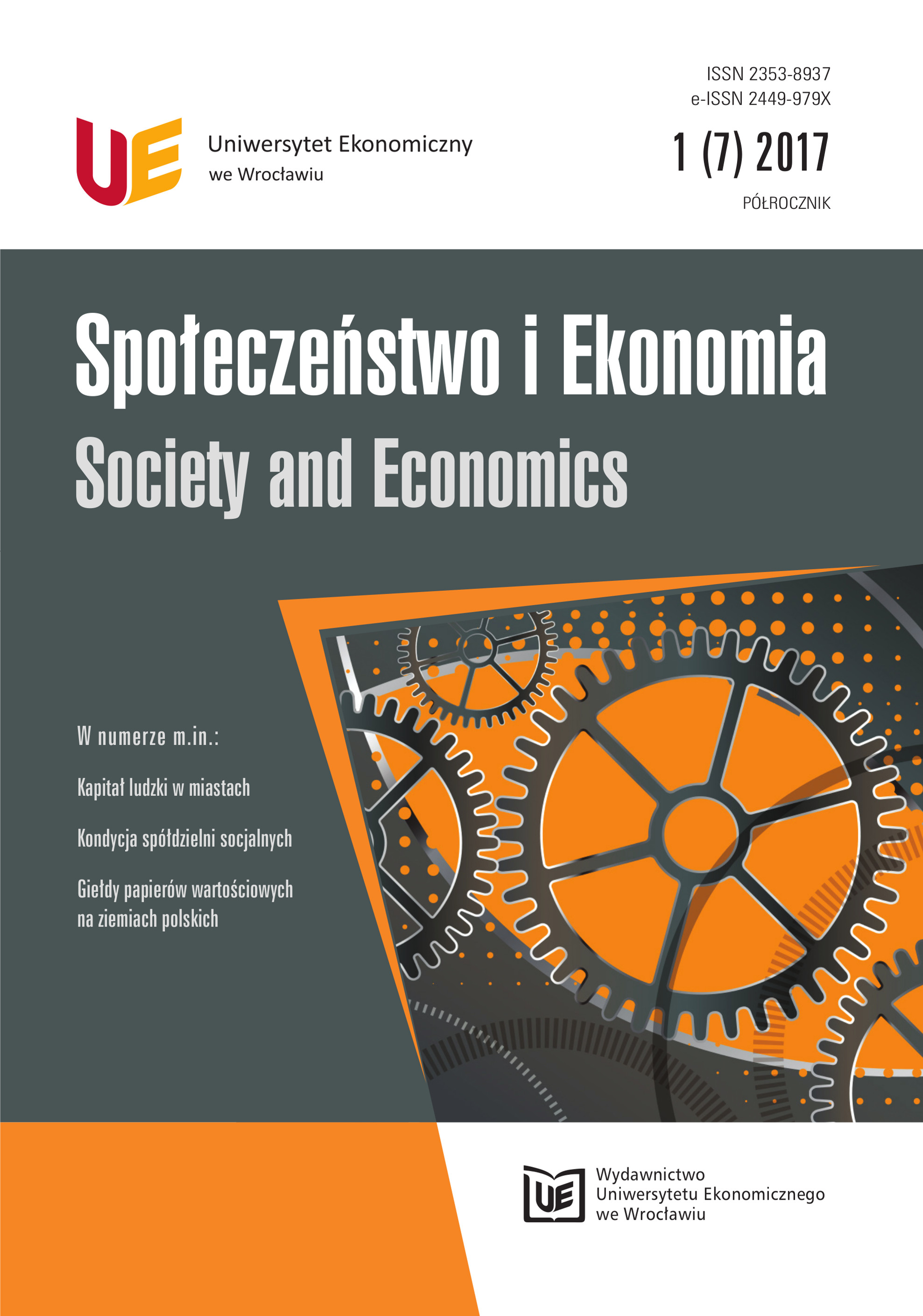 Selected characteristics of the human capital in the biggest cities in Poland in comparison with other areas Cover Image