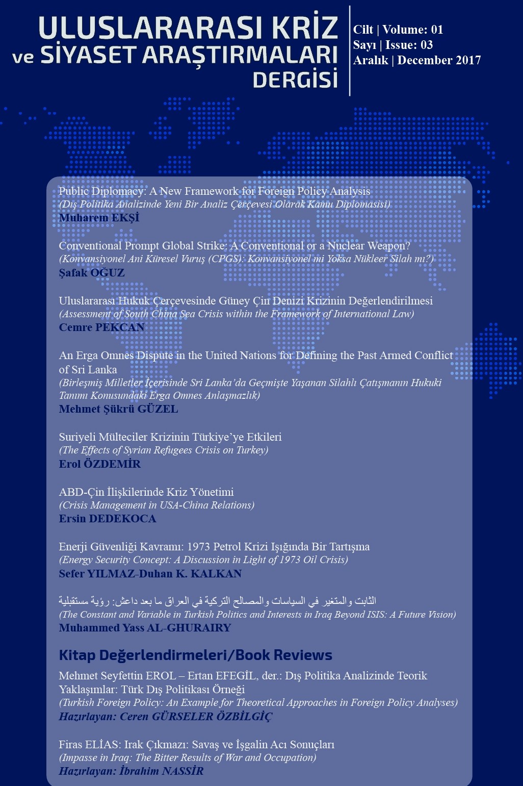 United States of America and the Legality of United Nations Resolutions In Its Occupation of Iraq Cover Image