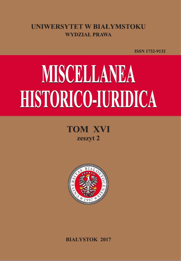 “Old substructure” lawyers in a “new base” – the problem of codification of Polish criminal law in the Polish Peoples Republic at the beginning of the fifties